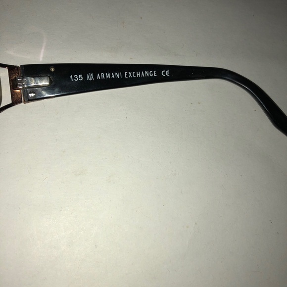 Armani Exchange Animal Print Reading Glasses Authentic - Picture 7 of 8